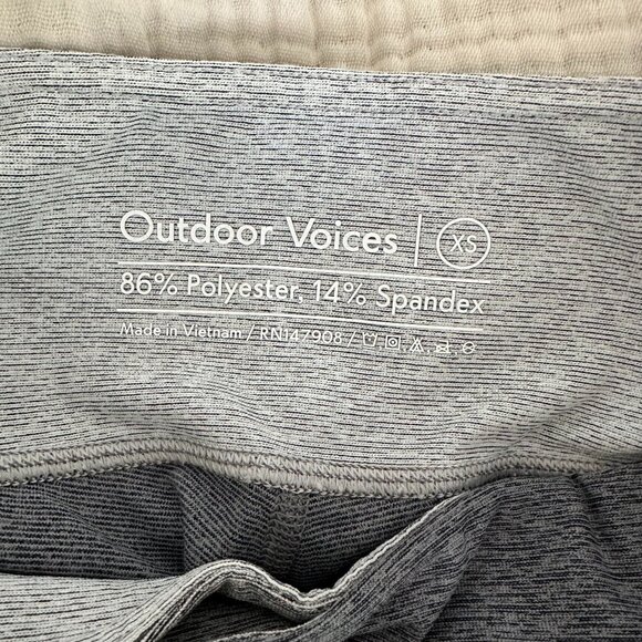 Outdoor Voices 7/8 Springs Color Block Athletic Leggings Size XS - Picture 3 of 9